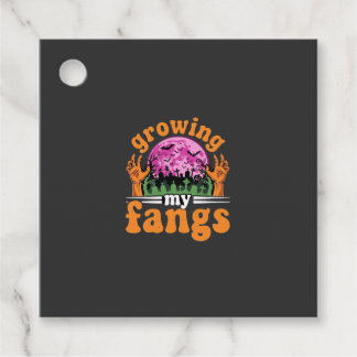 Mein Halloween-Vampir-Design mit wachsenden Fangzä Geschenkanhänger
