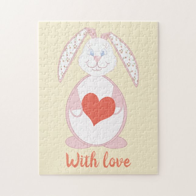 Mein Hase, Cartoon Bunny. (Vertikal)