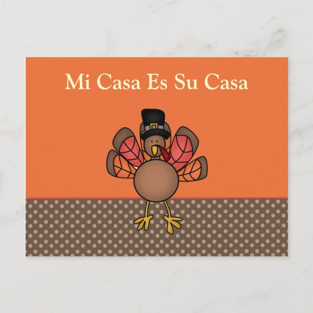 Mein Haus ist Ihr Haus Postkarte (Vorderseite)