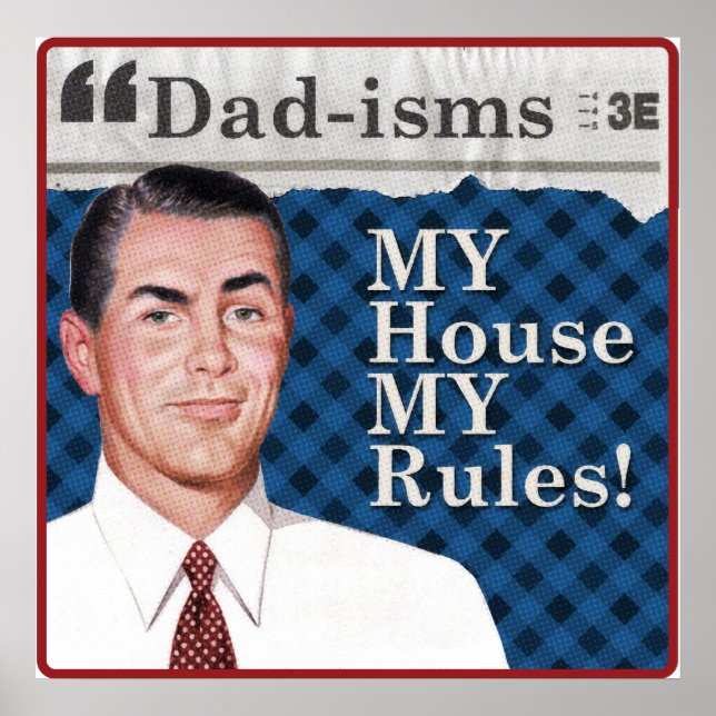 Mein Haus MY regelt Poster (Vorne)