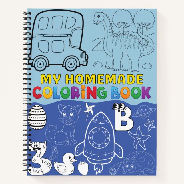 Mein hausgemachtes Kinderbuch Notizbuch (Vorderseite)