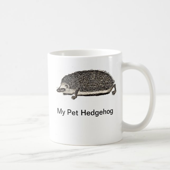 Mein Haustier-Igel Kaffeetasse (Rechts)