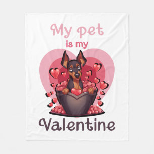 Mein Haustier ist mein Valentin, kein 25 klassisch Fleecedecke
