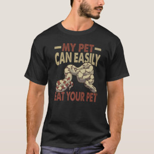 Mein Haustier kann einfach seine Pythonschlange es T-Shirt