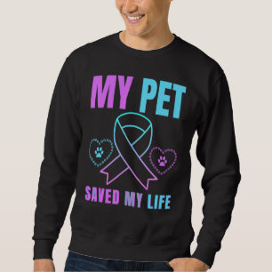 Mein Haustier Rettete mir die Prävention von Selbs Sweatshirt