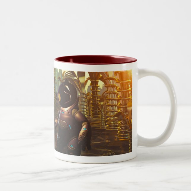 Mein Haustier Zylug Zweifarbige Tasse (Rechts)