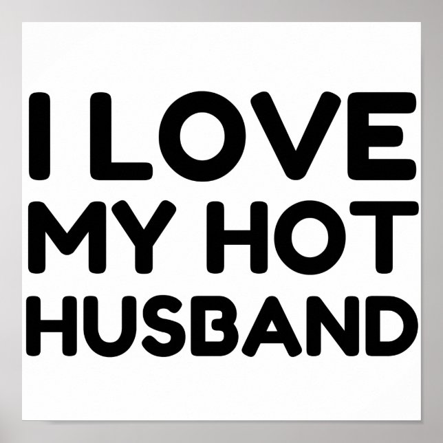 MEIN HEISSES HUSBAND I LIEBE POSTER (Vorne)