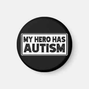 Mein Held hat Autismus-Bewusstsein Autistischer Ge Magnet