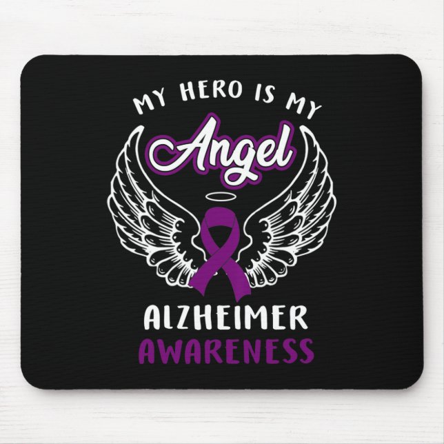 Mein Held ist jetzt Angel Heimerheimer-Sensibilisi Mousepad (Vorne)