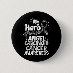 Mein Held ist jetzt mein Angel-Karzinoid-Krebs-Bew Button