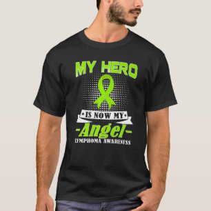 Mein Held ist jetzt mein Angel Lymphom Bewusstsein T-Shirt