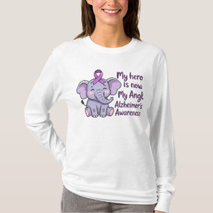 Mein Held ist jetzt mein Engel Alzheimer-Bewusstse T-Shirt