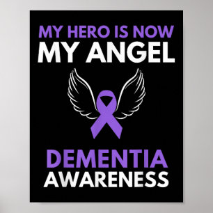 Mein Held ist jetzt mein Engel Dementia Bewusstsei Poster