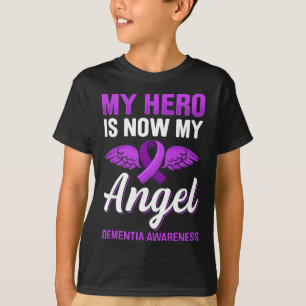 Mein Held ist jetzt mein Engel Dementia Bewusstsei T-Shirt