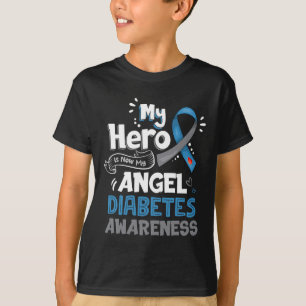 Mein Held ist jetzt mein Engel T1d Diabetes Awaren T-Shirt