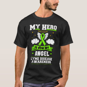 Mein Held ist jetzt meine Engel-Lyme-Krankheit tic T-Shirt