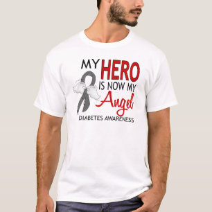 Mein Held ist mein Engels-Diabetes T-Shirt