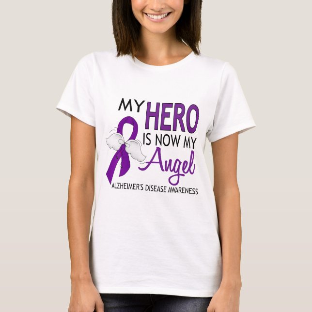 Mein Held ist meine Engels-Alzheimerkrankheit T-Shirt (Vorderseite)