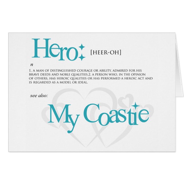 Mein Held, mein Coastie (Vorderseite (Horizontal))