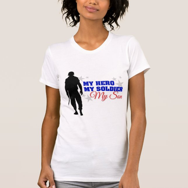 Mein Held, mein Soldat, mein Sohn T-Shirt (Vorderseite)