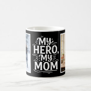 Mein Held Meine Mutti Fette Personalisierte 2 Foto Kaffeetasse
