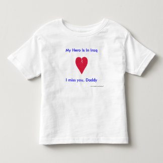 Mein Held-T-Shirt, für Vati Kleinkind T-shirt