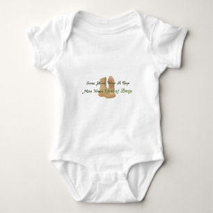 Mein Held trägt Kampf-Stiefel Baby Strampler