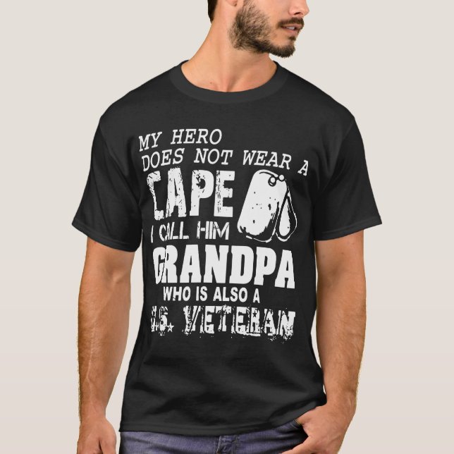 Mein Held trägt kein Kap, das ich ihn 70er nenne T-Shirt (Vorderseite)