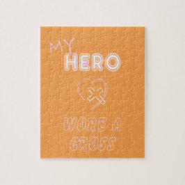 Mein Held trug ein Querpuzzlespiel-christliche