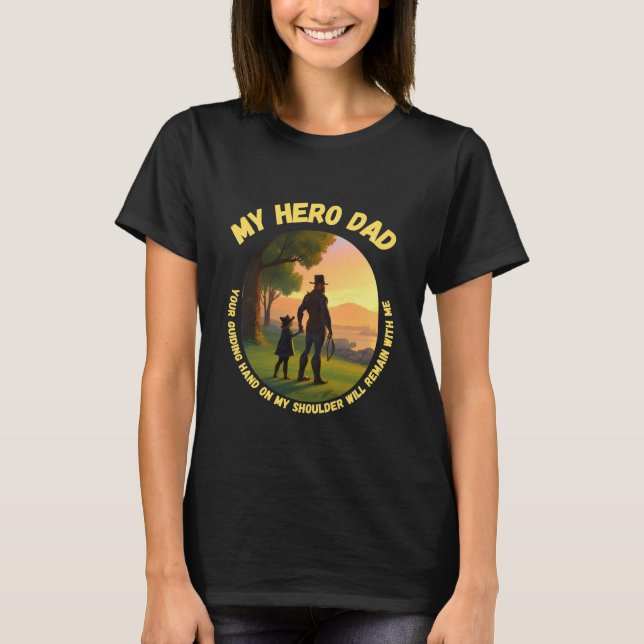 Mein Held VATER T-Shirt (Vorderseite)