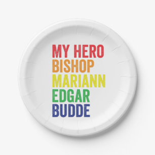 Mein Hero Bischof Mariann Edgar Budde Trans LGBT Pappteller