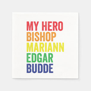Mein Hero Bischof Mariann Edgar Budde Trans LGBT Serviette