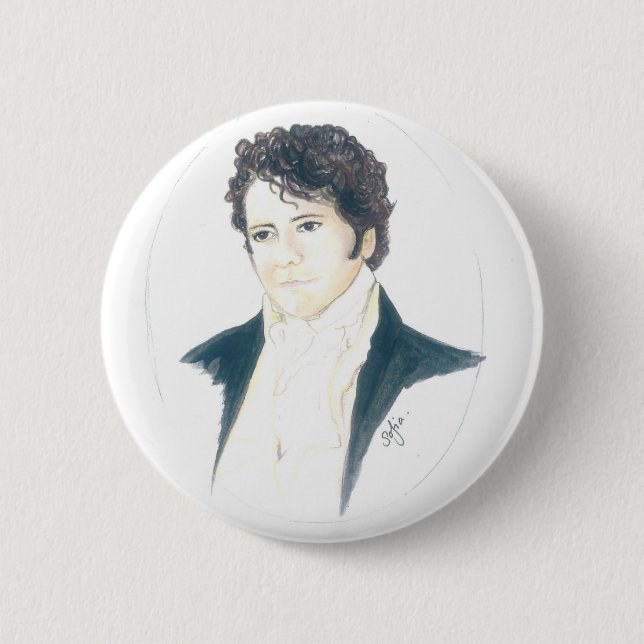 Mein Herr Darcy Button (Vorderseite)
