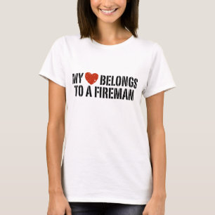 Mein Herz Fireman T-Shirt