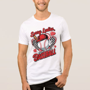 Mein Herz gehört Baseball Tri-Blend Shirt