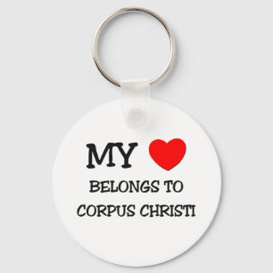 Mein Herz gehört CORPUS CHRISTI Schlüsselanhänger