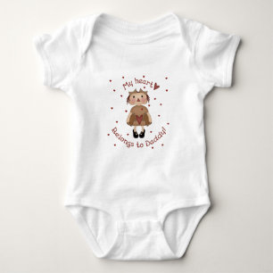 Mein Herz gehört Daddy! Raggedy Ann Baby Strampler