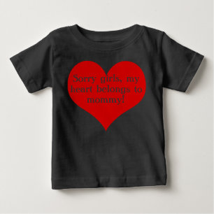 Mein Herz gehört der Mami Baby T-shirt