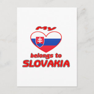 Mein Herz gehört der Slowakei Postkarte