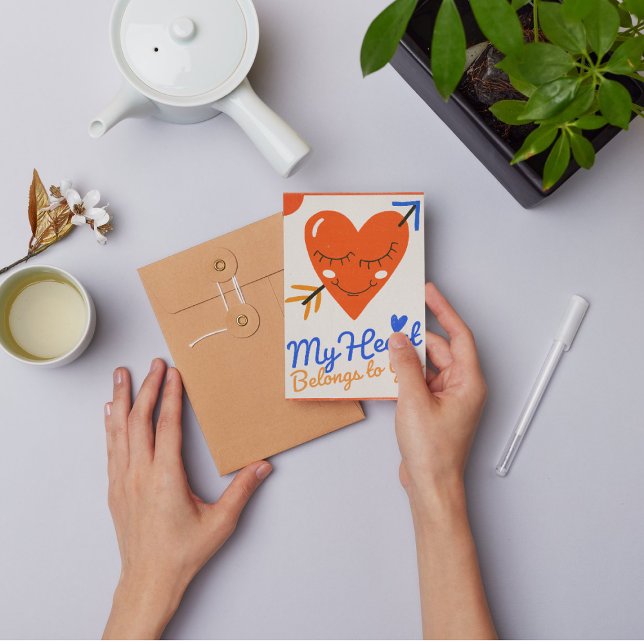 Mein Herz gehört dir Feiertagskarte (Von Creator hochgeladen)