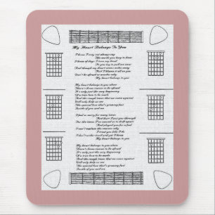 Mein Herz gehört dir Mousepad