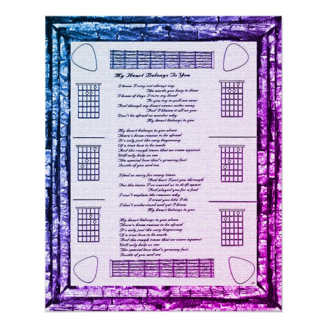 Mein Herz gehört dir Poster (Vorderseite)