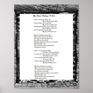 Mein Herz gehört dir Poster