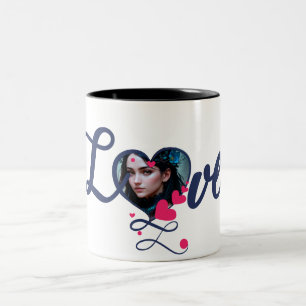 Mein Herz gehört dir und wird dir immer gehören. Zweifarbige Tasse