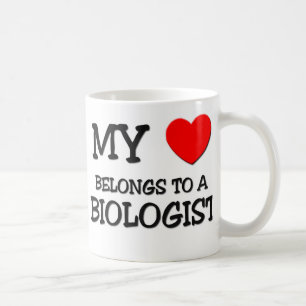 Mein Herz gehört einem BIOLOGEN Kaffeetasse
