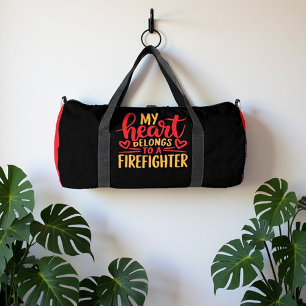 Mein Herz gehört einem Feuerwehrmann  Duffle Bag