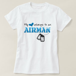 Mein Herz gehört einem Flieger T-Shirt