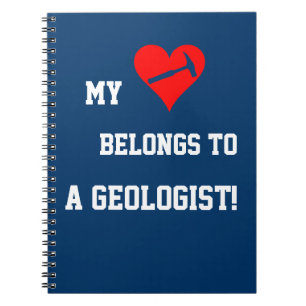 Mein Herz gehört einem Geologen! Notizblock