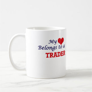 Mein Herz gehört einem Händler Kaffeetasse