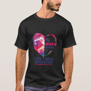 Mein Herz gehört einem Lastwagenbetreiber T-Shirt